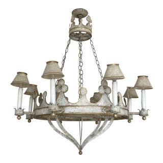 Niermann Weeks Gothic Tole Chandelier For Sale