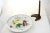 Rose Bouquet Porcelain Plate & Stand For Sale - Image 4 of 4