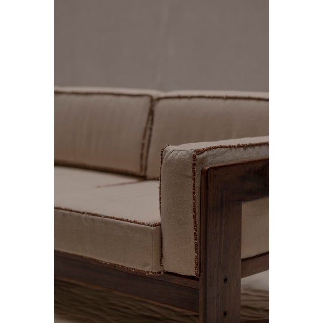 Iconic “Bastiano” three-seat sofa designed by Tobia and Afra Scarpa for Gavina, Italy, 1960s. A celebrated example of...