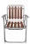 Wood Pr. Vintage Aluminum and Wood Folding Lawn Chairs C 1960/70's For Sale - Image 7 of 11