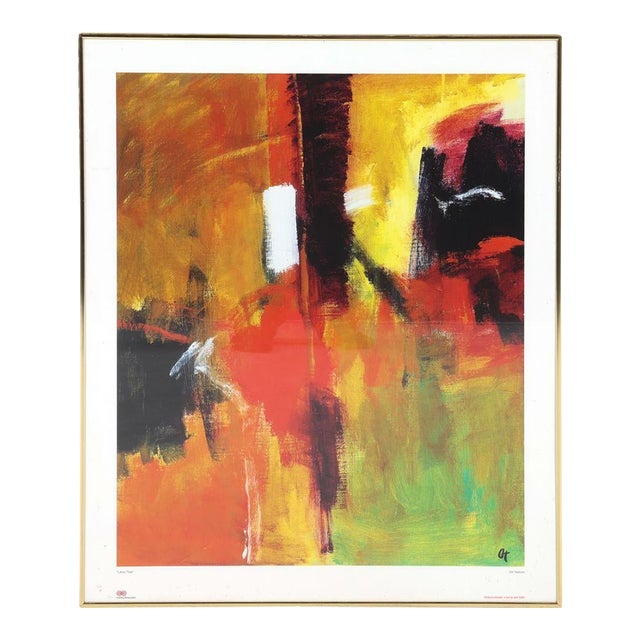 Late 20th Century Danish Artist Ole Trebbien Lithograph Reproduction For Sale