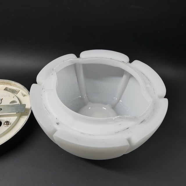 Flower Ceiling or Wall Lamp from Glashütte Limburg, 1970s For Sale - Image 6 of 10