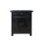 Chinese Black One Drawer Simple End Table Nightstand For Sale In San Francisco - Image 6 of 6