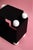 Metal Yin Yang Side Table in Steel and Porcelain by Auste Ost For Sale - Image 7 of 17