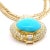 1970s Italian 18k Gold Necklace With Turquoise & Diamonds, Valenza Atelier For Sale - Image 10 of 18