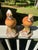 Pair of Glazed Ceramic Bobwhite Quail For Sale - Image 4 of 12