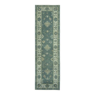 Turkish Oushak Rug 2'10" x 9'8" #19165 For Sale