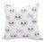 Fabdivine Spooky Skeleton Block Print Pillow Cover Handmade Halloween Cushion for Sofa, Bed & Living Room Size-12x20 For Sale
