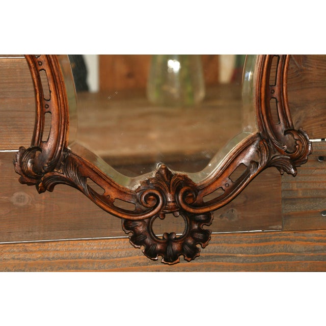 Antique Louis XV French Console Table With Mirror Set For Sale - Image 4 of 12