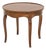 Italian Circular Walnut Occasional Table For Sale
