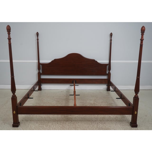 Age: C.1994 Details: Finish no.24 Model 160-6/6 Pineapple Finial Top Fine Carved Details High Quality Construction...