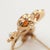 1930s 14k Yellow Gold Diamond Citrine Pearl Clover Brooch For Sale In New York - Image 6 of 9