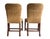 Hickory Chair Furniture Company Pair of Hickory Chair Co Attributed Chippendale Dining Chairs (Hc 1820) in Leather For Sale - Image 4 of 9