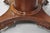 Antique American Empire 54" Square Mahogany Paw Foot Pedestal Base Dining Table For Sale - Image 17 of 18