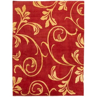 Contemporary Nepalese Rug, 9' X 12' For Sale