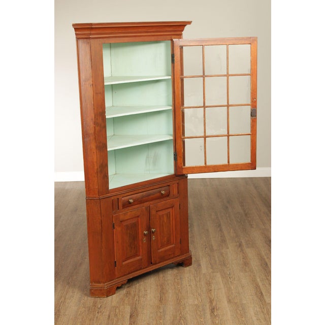 Antique Softwood Corner Cupboard For Sale - Image 4 of 18