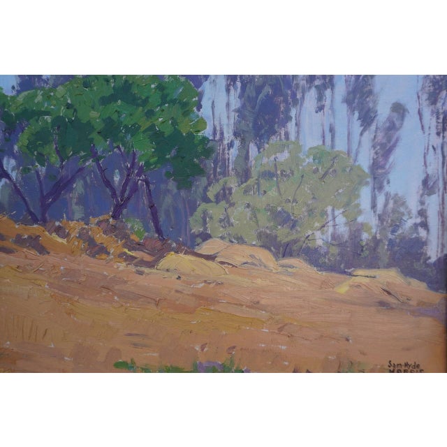 From the Harris Estate # 000587. Measures 16" x 20", frame is 20" x 24". At 14 years of age Sam Hyde Harris was already a...