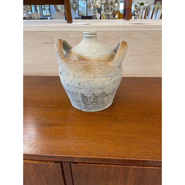 Vintage Mid-Century French Provincial Stoneware Pottery, Jar/Jug/Vase/Vessel For Sale In New York - Image 6 of 7