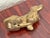 Vintage Solid Brass Sitting Spaniel Dog Figurine For Sale - Image 9 of 10