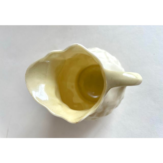 Cream 1926-1946 Belleek Irish Porcelain Floral Creamer - Third Black Mark For Sale - Image 8 of 9