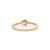 Pear-Shaped Natural Diamond Engagement Ring Size 4 in 14k Yellow Gold For Sale - Image 9 of 17