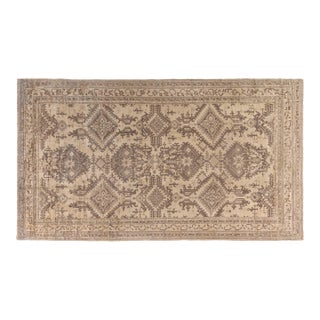 Antique Turkish Oushak Rug For Sale