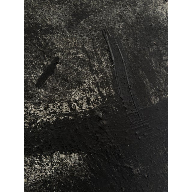 Black 20th Century Abstract Multi-Media Painting "Gothic Tale" by Augustus Goertz. For Sale - Image 8 of 16