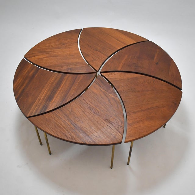 Metal Peter Hvidt "Pinwheel" Coffee Table For Sale - Image 7 of 10
