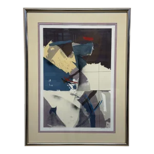 Dennis Frings “Nigrosin Violet” Serigraph, Signed and Numbered 58/250