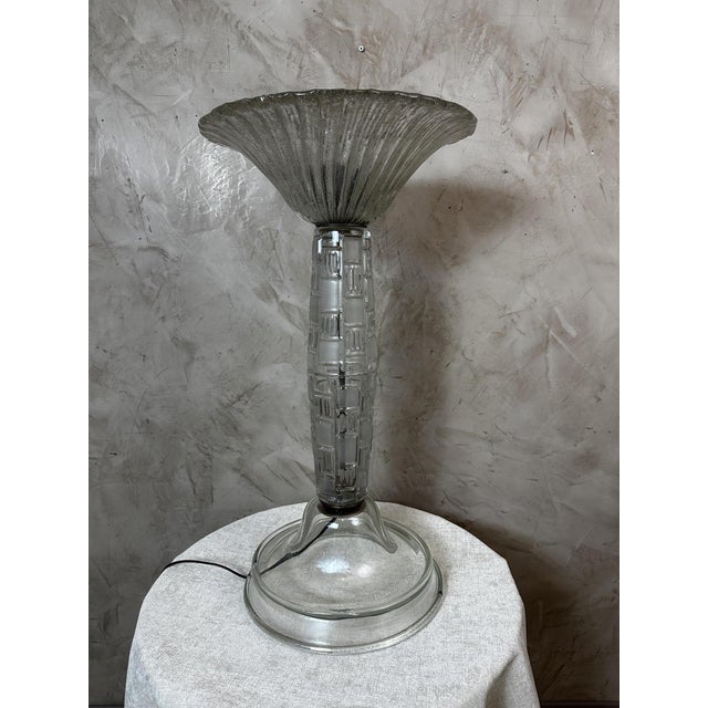 Vintage Table Lamp in Murano Glass, 1950 For Sale - Image 10 of 18