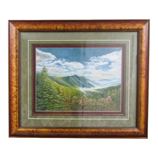 Teresa Pennington Trails and Views Giclee Print Numbered Ap13/80 Coa and Signed For Sale