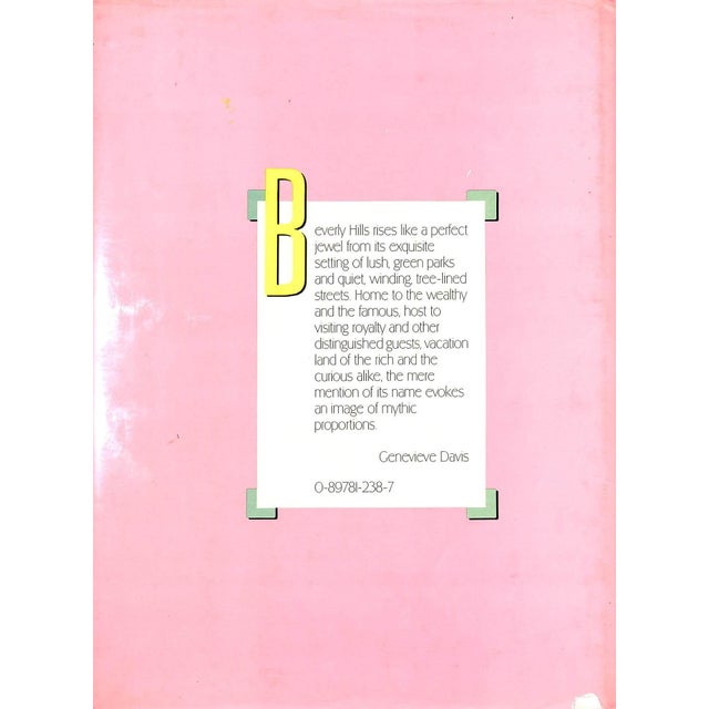 Beverly Hills Historical Society [206] pp Windsor Publications Inc. 1988 First Edition 12 1/4" x 9 1/4"