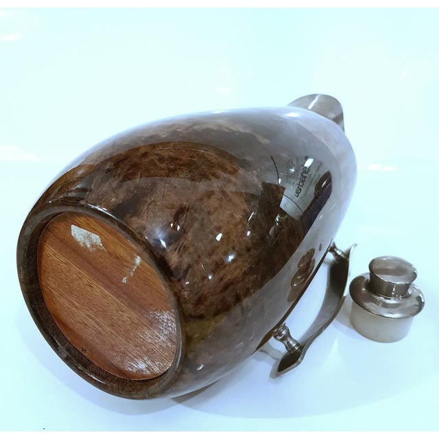 Thermos Flask attributed to Aldo Tura, 1960s, Set of 2 For Sale - Image 6 of 9