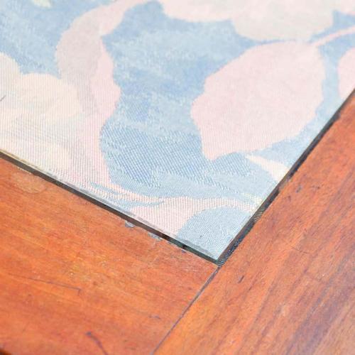 Modernist Wooden Table with Upholstered Top, Spain, Early 20th Century For Sale - Image 17 of 18