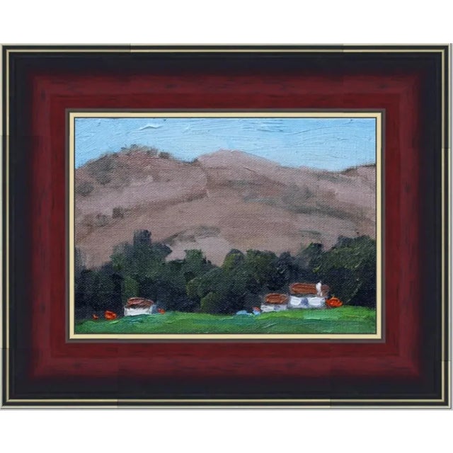 "Reno Hills" Contemporary Impressionist Style Landscape Oil Painting For Sale - Image 12 of 12