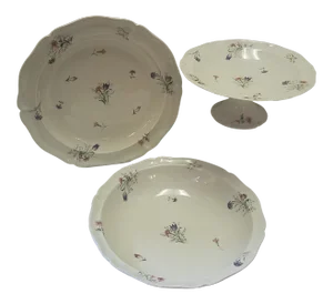 Mid 20th Century French Limoges Serving Pieces - Set of 3