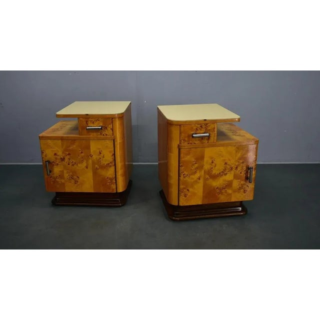 Signature Good original condition Made in Czechoslovakia Made of wood Polished Cleaned. This piece is attributed to the...