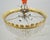 Mid 20th Century Restored Empire Crystal Basket Semi Flush Mount For Sale - Image 10 of 11