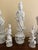 Collection of Seven Blanc De Chine Quan Yin Figures, a Study in Quiet Form For Sale - Image 4 of 10