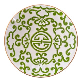 Dana Gibson Hand Painted Tole Sultan Bowl For Sale