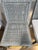 Dove Gray 4 Serena & Lily Balboa Rattan Counter Stools in Mist With Chalk & White Perennials Cushions For Sale - Image 8 of 11