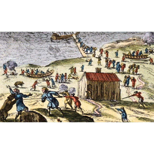 17th Century Rare Hand Colored "Cabane Des Hold" - 1st Ed "Description De L’Univers" C. 1683 by Alain Manesson Mallet For Sale - Image 5 of 7