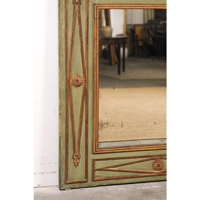 Large 19th C. Trumeau Mirror With Swan Motif For Sale In Atlanta - Image 6 of 16
