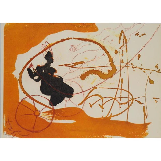 Salvador Dali, The Chariot of Fire, Lithograph For Sale - Image 6 of 6