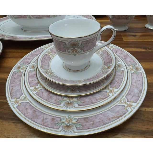 Lenox Venetian Marble Service for 8 Never Used For Sale - Image 4 of 6