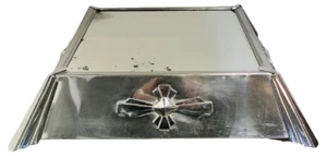 Large Art Deco Mirror Top Chrome Plateau Wedding Cake Stand, 1920s
