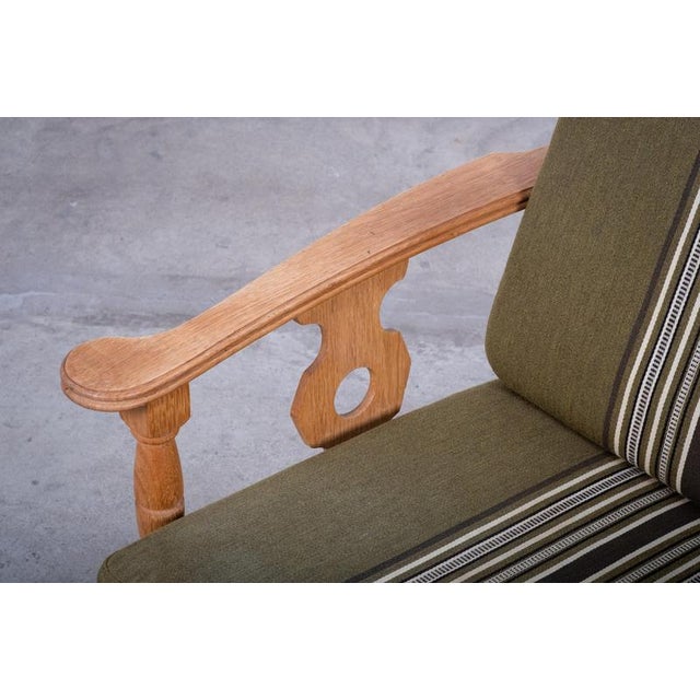 1960s Vintage Oak Chair by Henning Kjærnulf, Denmark, 1960s For Sale - Image 5 of 11