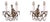 Wall Lamps with Crystal Trimmings, Set of 3 For Sale