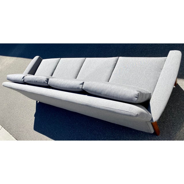 1910s Dux Sofa 4 Seater With Brand New Upholstery and Foam For Sale - Image 5 of 12