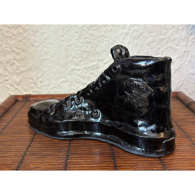 1990s Pop Art Porcelain Converse Shoe Sculpture For Sale - Image 6 of 7